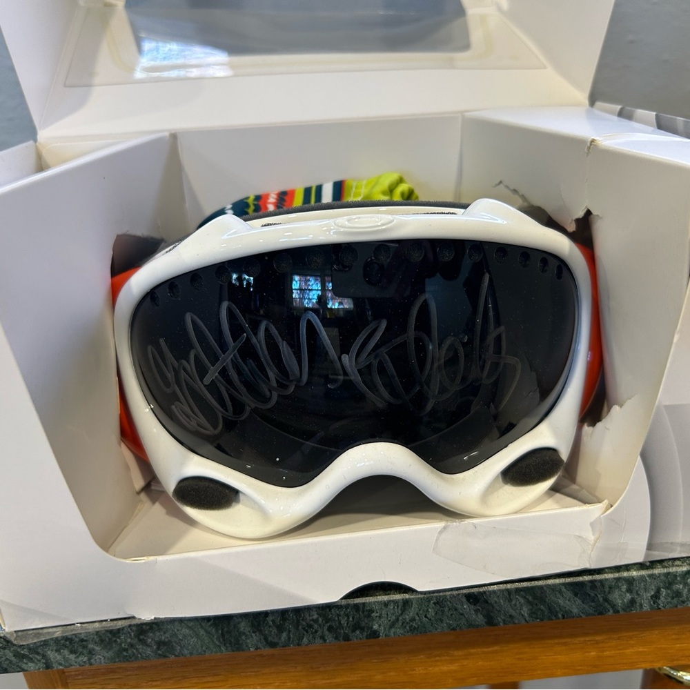 Autographed Gretchen Bleiler Oakley Ski Goggles